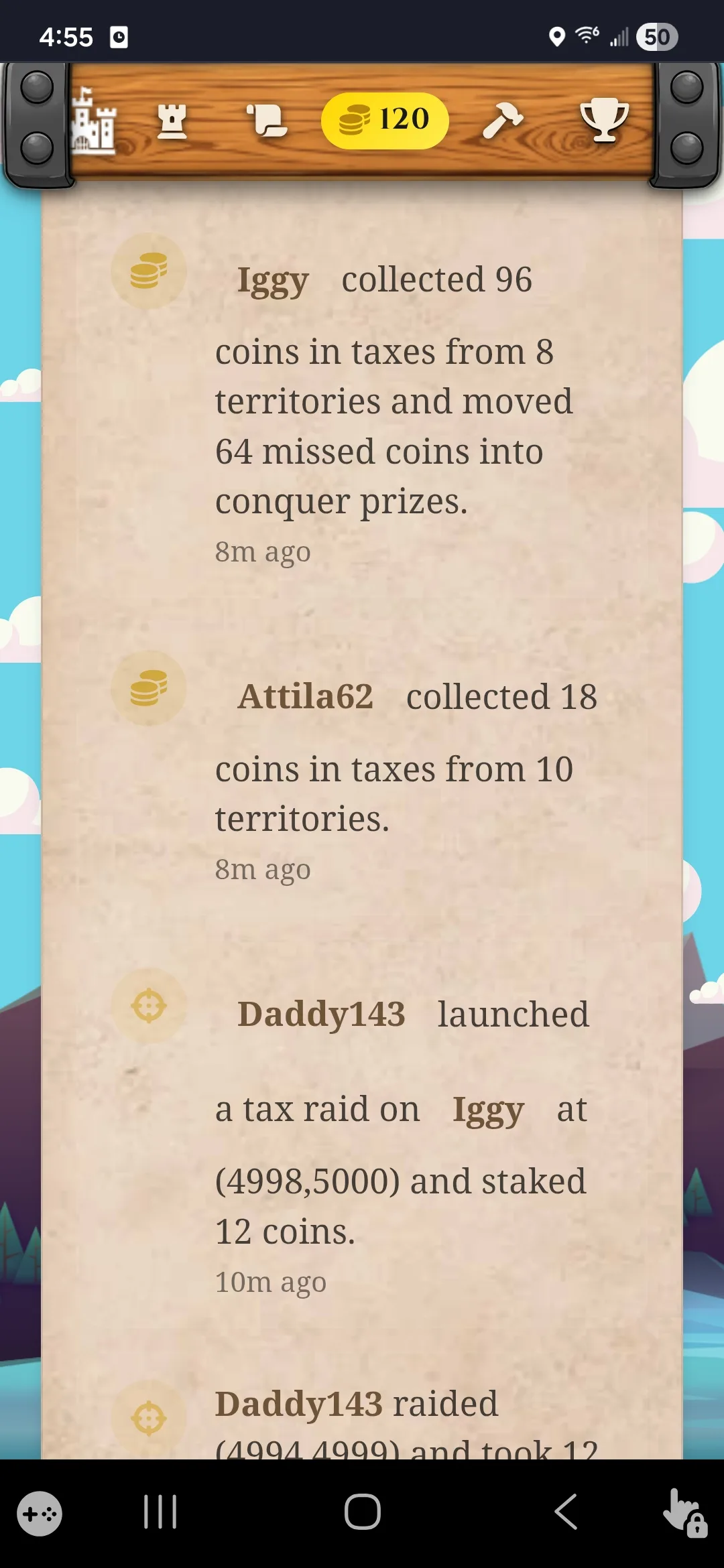 Screenshot for Missed coins?