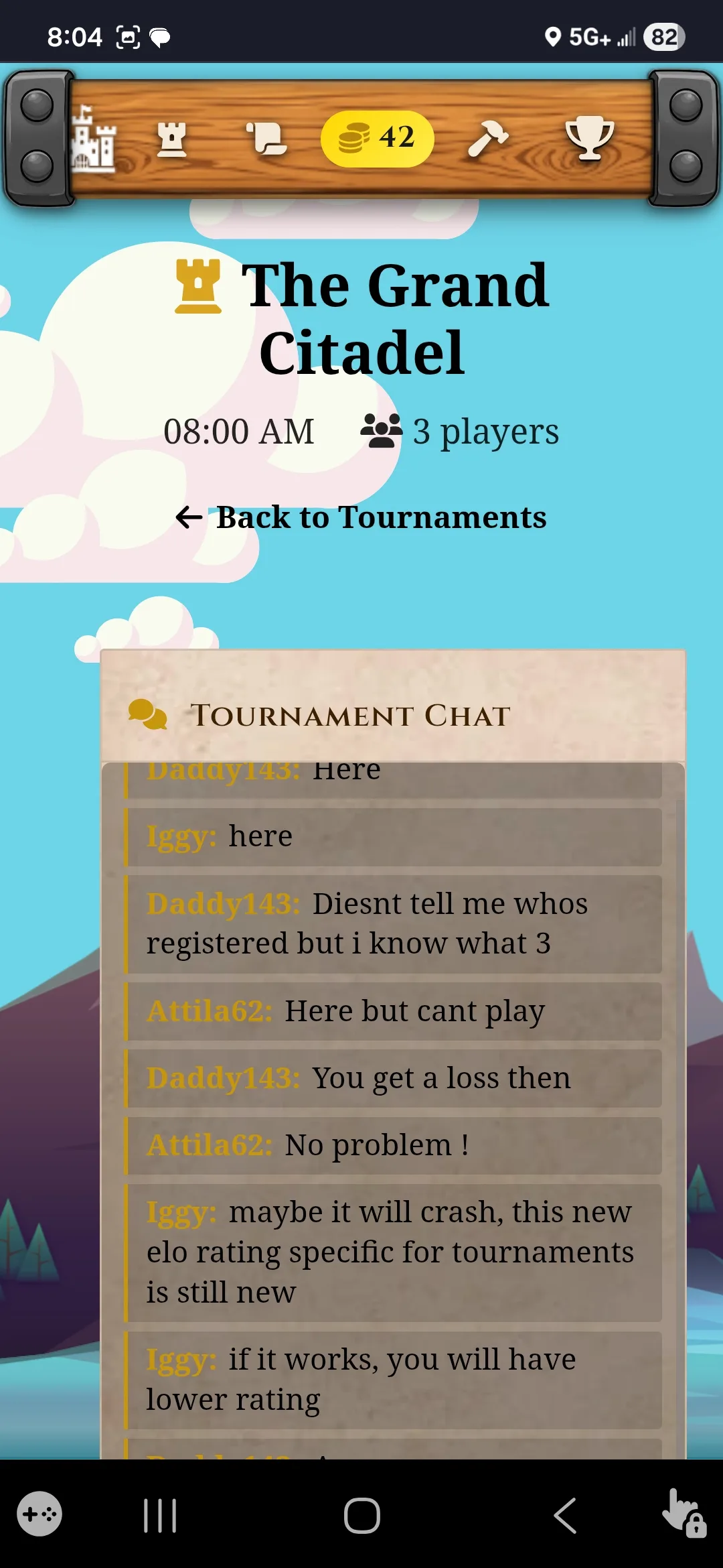 Screenshot for Tournament