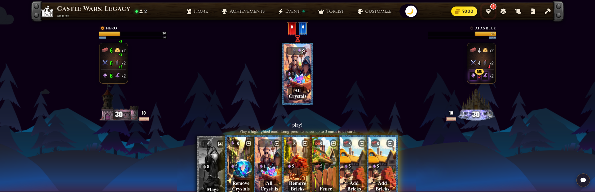 Castle Wars: Legacy live gameplay