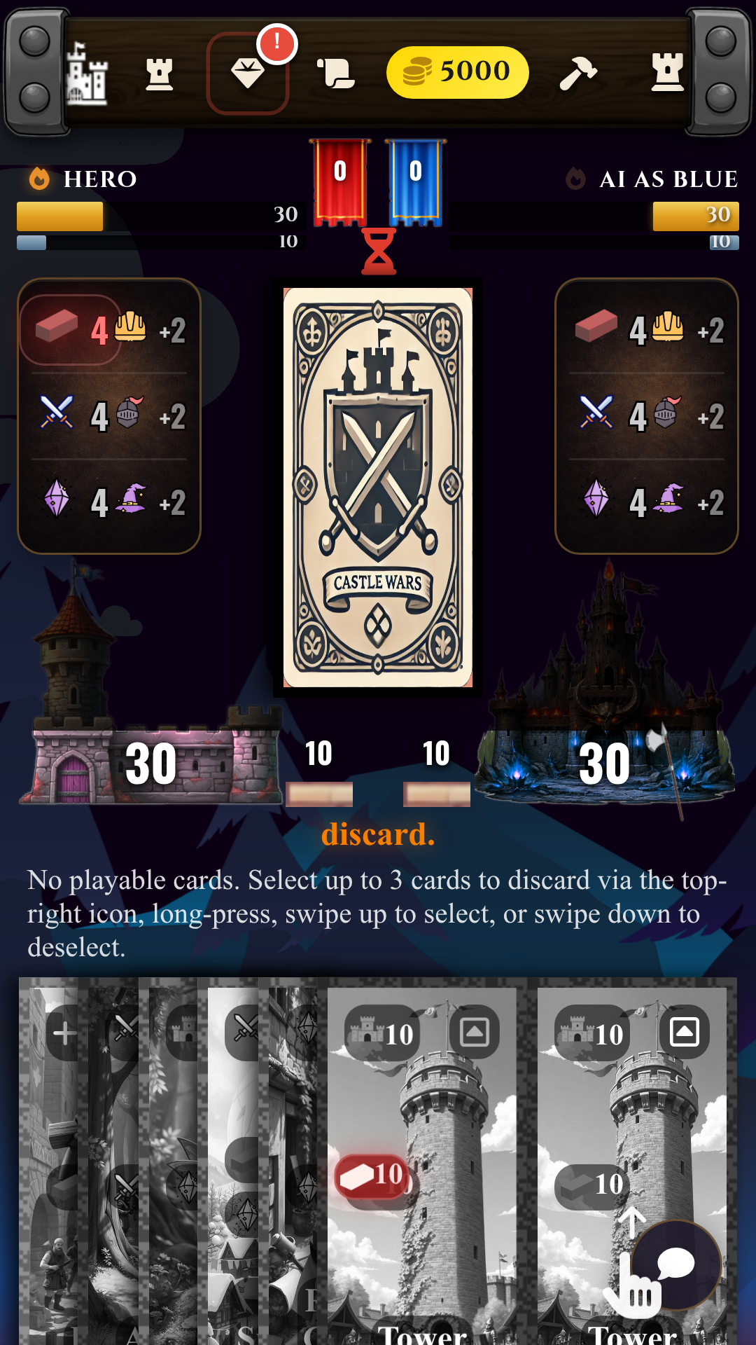 Gameplay on phone